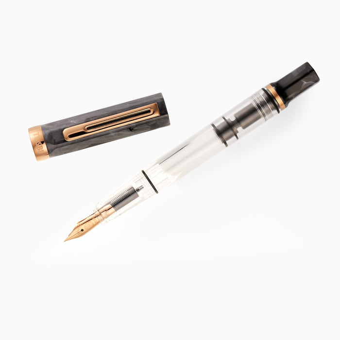 TWSBI Eco Fountain Pen - Black Marble w/Bronze