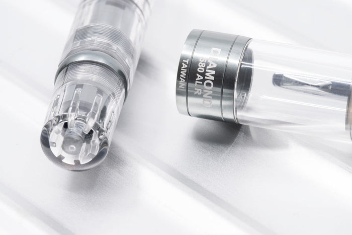 TWSBI | Pluma Estilográfica Diamond 580 ALR Nickel Gray EF