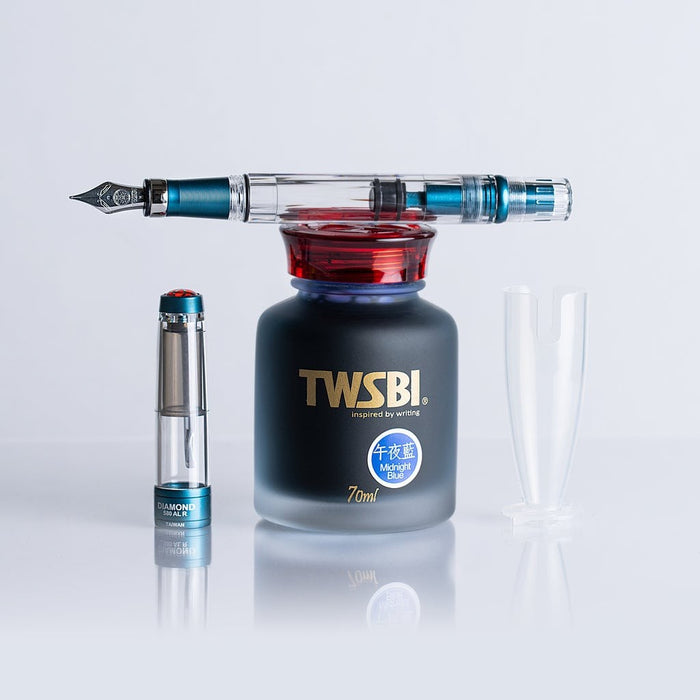 TWSBI | Pluma Estilográfica Diamond 580 ALR Prussian Blue EF