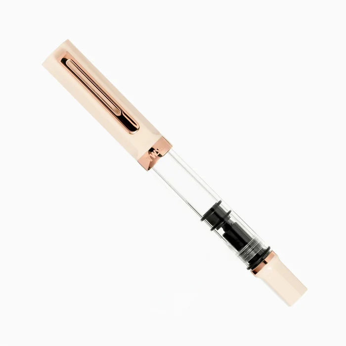 TWSBI | Pluma Estilográfica ECO Cream With Rose Gold F