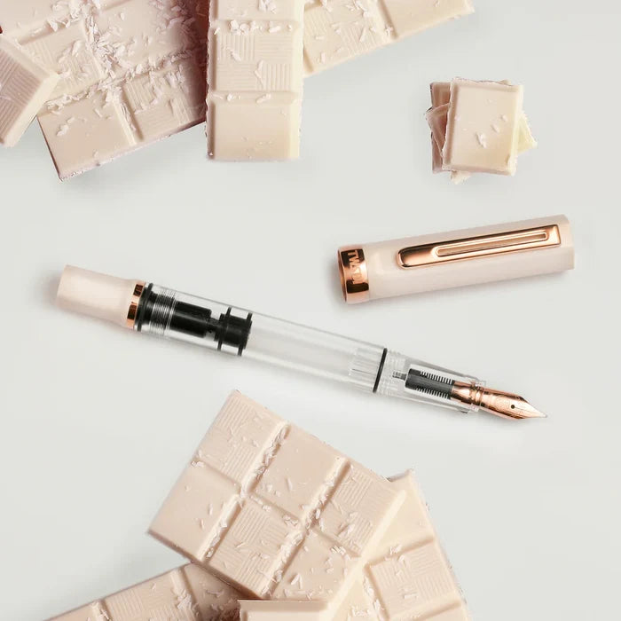TWSBI | Pluma Estilográfica ECO Cream With Rose Gold F