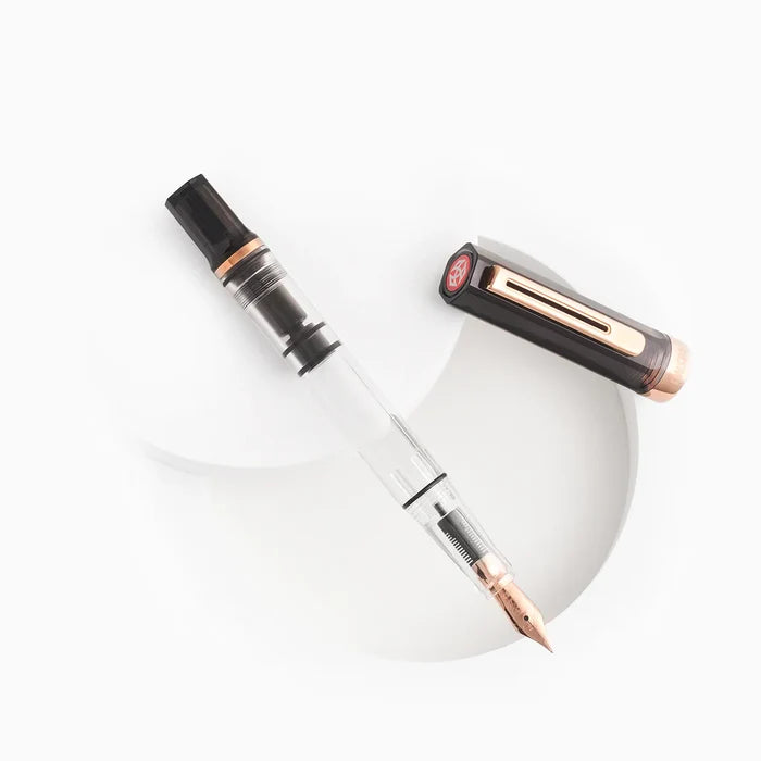 TWSBI | Pluma Estilográfica ECO Smoke With Rose Gold EF