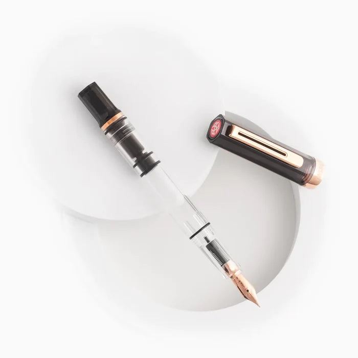 TWSBI | Pluma Estilográfica ECO Smoke With Rose Gold EF