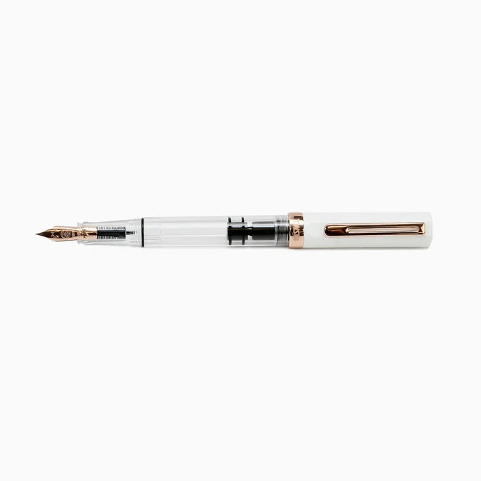 TWSBI | Pluma Estilográfica ECO White With Rose Gold EF