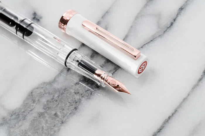 TWSBI | Pluma Estilográfica ECO White With Rose Gold EF
