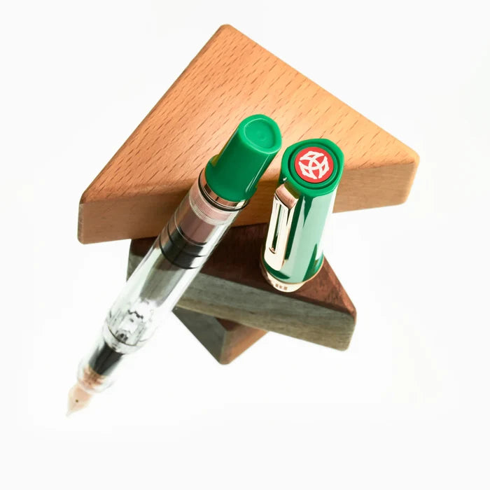 TWSBI | Set Pluma Estilográfica ECO T Royal Jade F con Tinta Midnight Blue