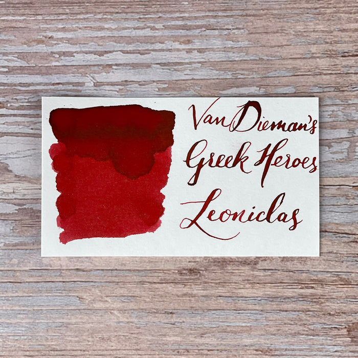 Van Dieman's Greek Heroes - Leonidas 40ml Bottled Ink