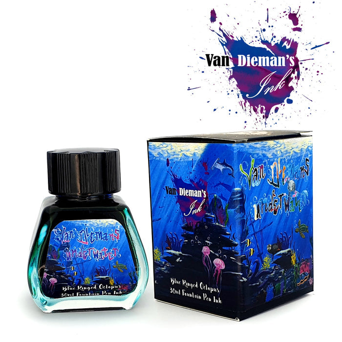 Van Dieman's Underwater - Blue Ringed Octopus - 40ml Bottled Ink