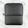 Visconti Leather 6 Pen Holder - Black
