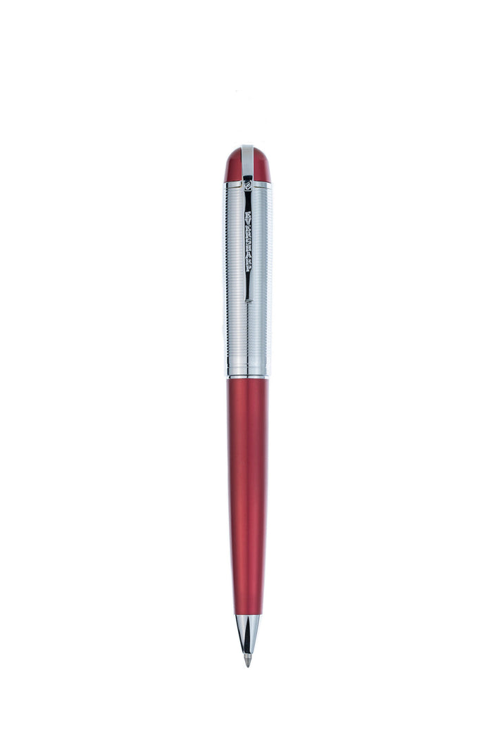 Wahl Eversharp Skyline Ballpoint Pen - Red w/Silver Trim