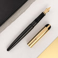Wahl Eversharp Skyline Fountain Pen - Black w/Gold Trim