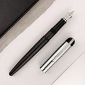 Wahl Eversharp Skyline Fountain Pen - Black w/Silver Trim