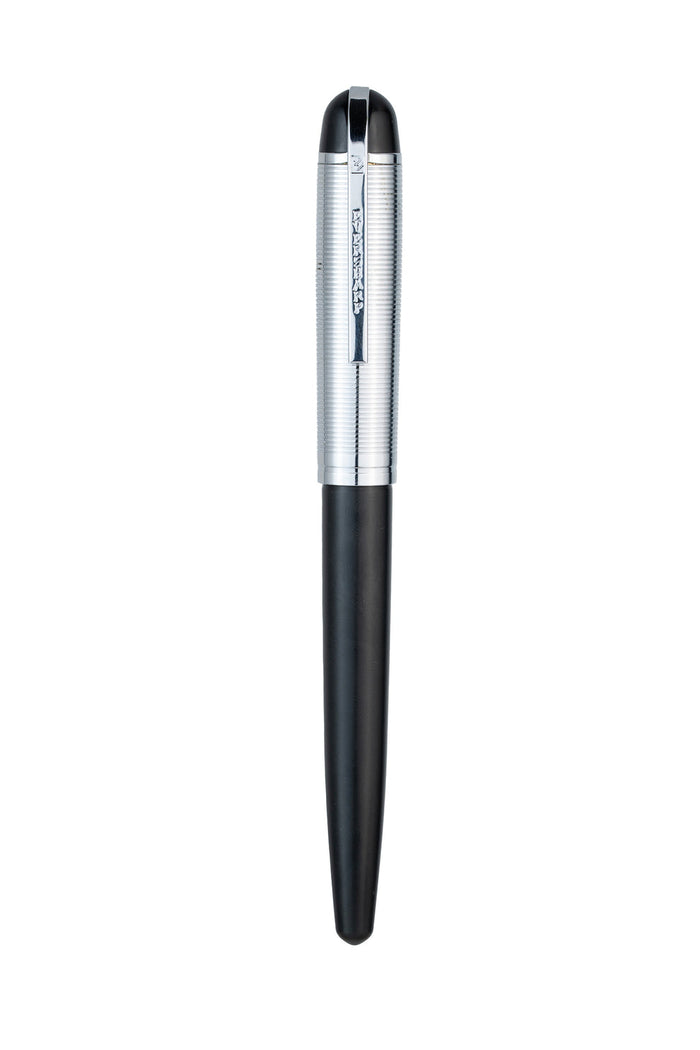Wahl Eversharp Skyline Fountain Pen - Black w/Silver Trim