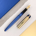 Wahl Eversharp Skyline Fountain Pen - Blue w/Gold Trim