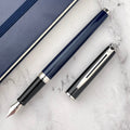 Waterman Hemisphere Color Block Fountain Pen - Black / Blue (Special Edition)