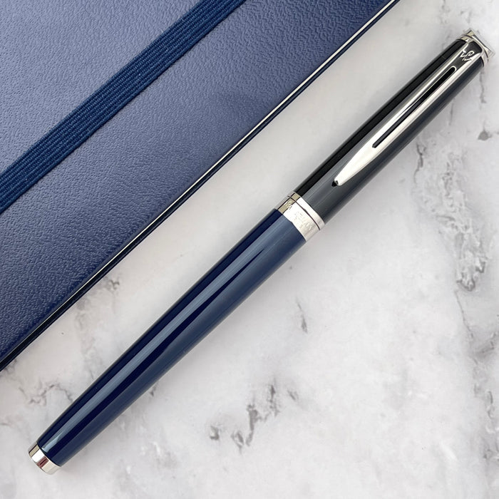 Waterman Hemisphere Color Block Fountain Pen - Black / Blue (Special Edition)
