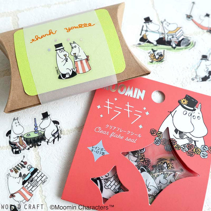 World Craft | Pegatinas Flake KiraKira Moominpappa & Moominmamma