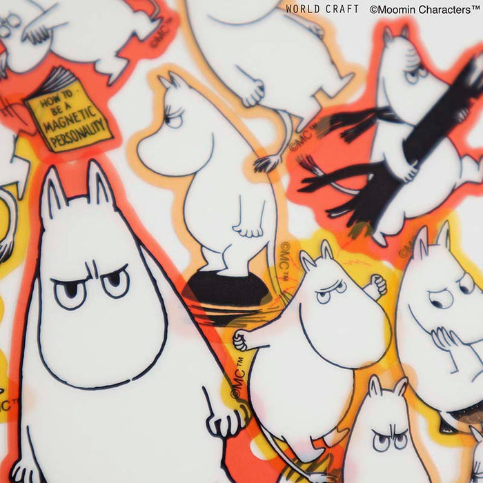 World Craft | Pegatinas Flake Moomin Face Series Angry