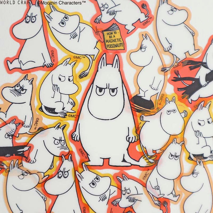 World Craft | Pegatinas Flake Moomin Face Series Angry