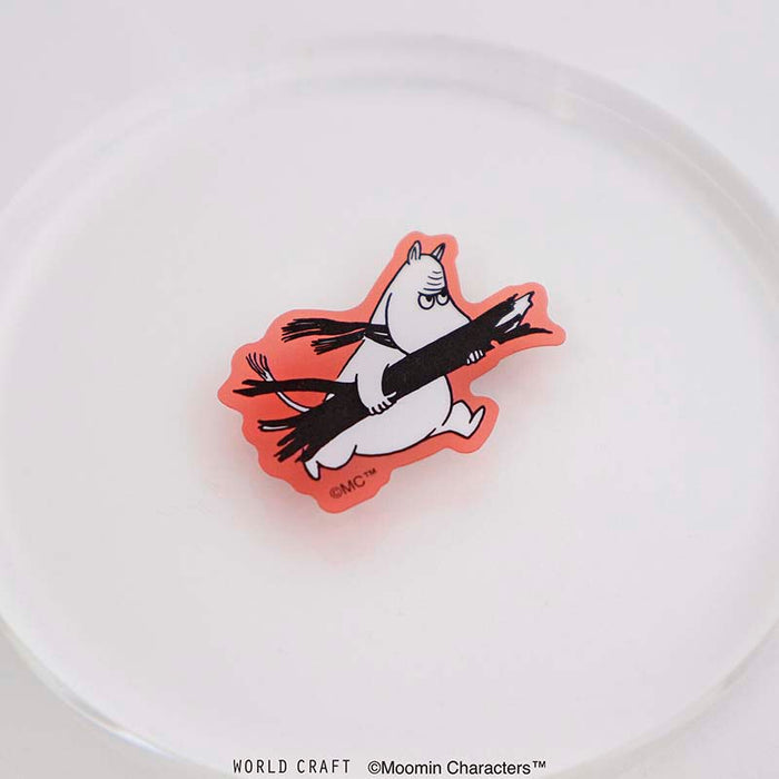 World Craft | Pegatinas Flake Moomin Face Series Angry