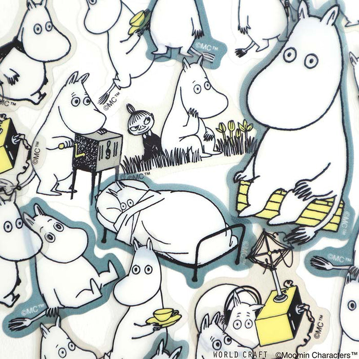 World Craft | Pegatinas Flake Moomin Face Series Ennui