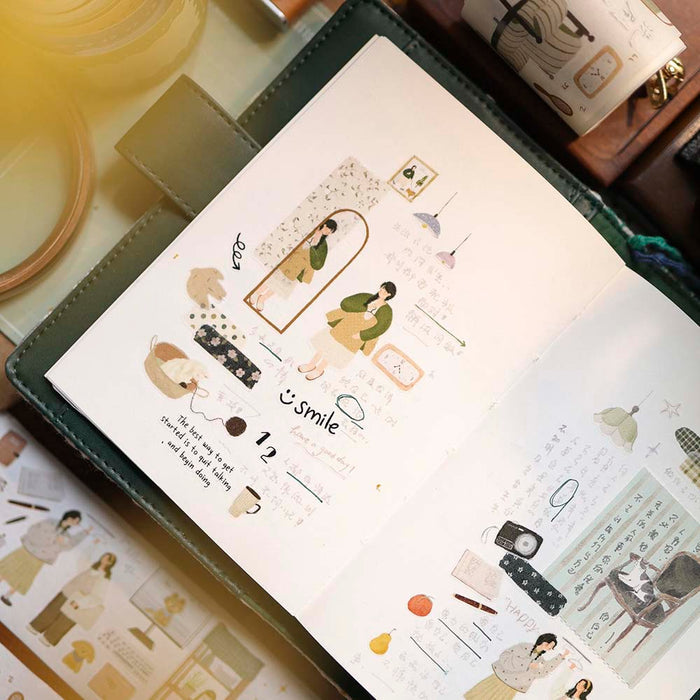 YiEr | Pegatinas en Rollo A Fullfilling Day
