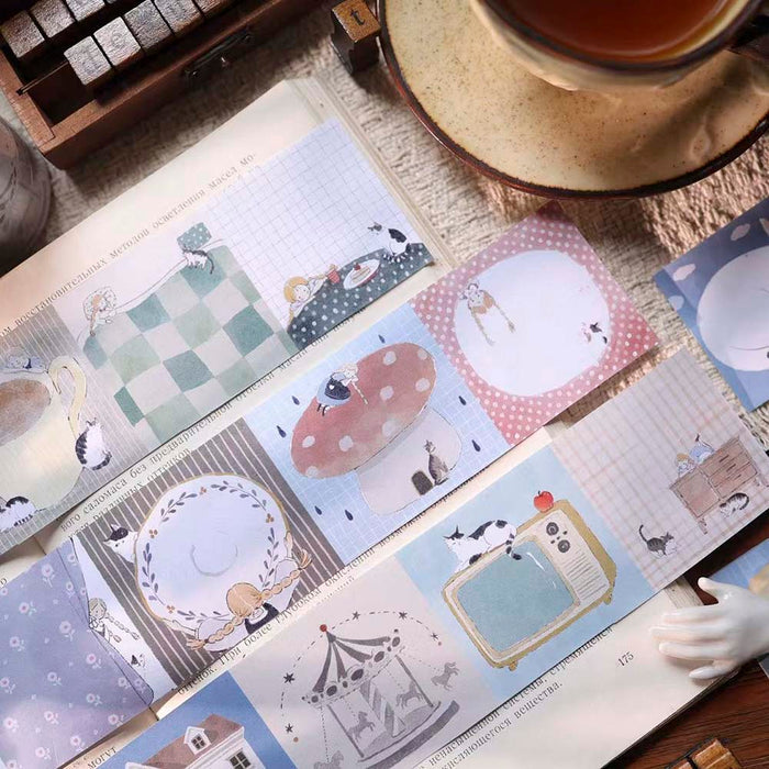 YiEr | Pegatinas en Rollo Daily Life of Raising A Cat