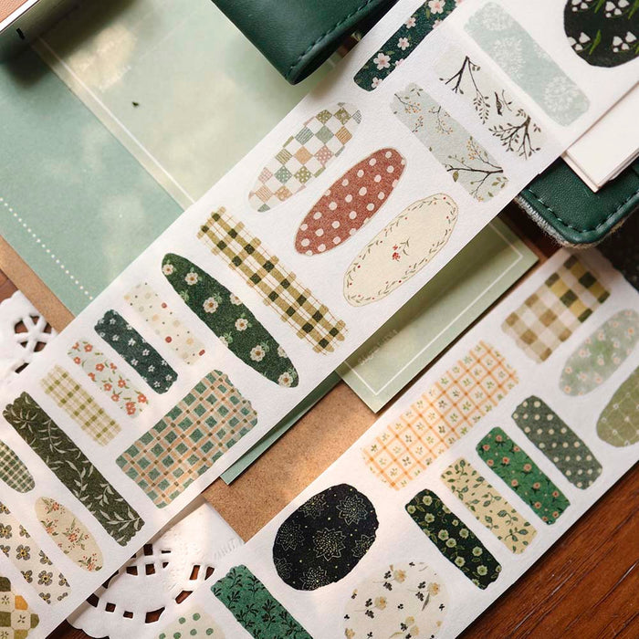 YiEr | Pegatinas en Rollo Floral Patchwork