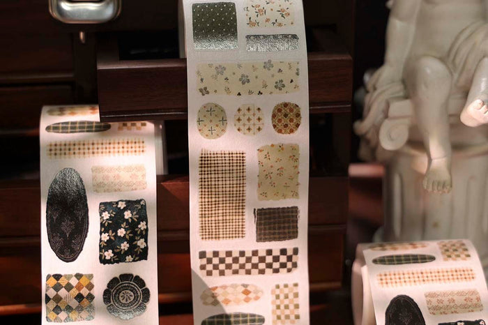 YiEr | Pegatinas en Rollo Floral Patchwork