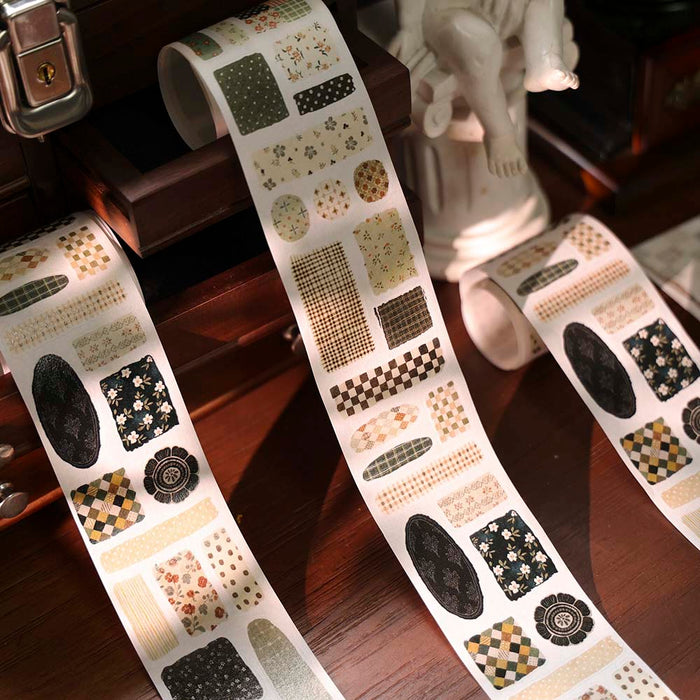 YiEr | Pegatinas en Rollo Floral Patchwork