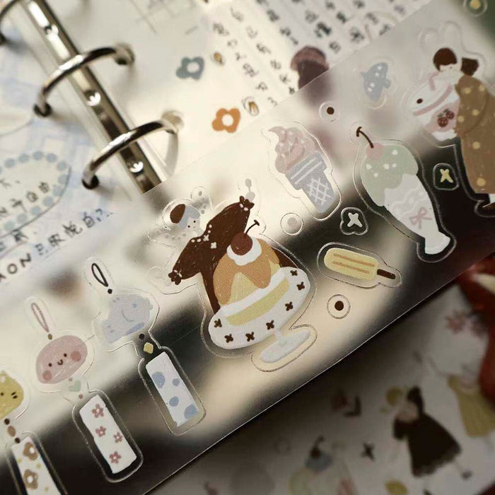 YiEr | Pegatinas en Rollo Macaron Afternoon