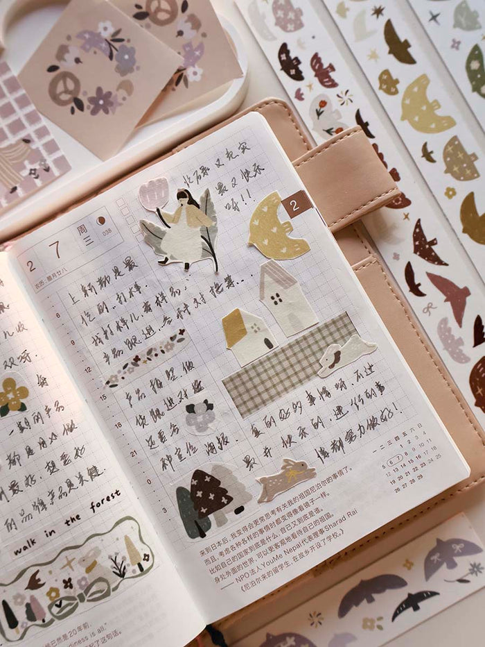 YiEr | Pegatinas en Rollo Rainbow Birds