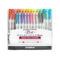 Zebra MILDLINER Dual-Tip Brush Pen - Assorted 25 Pack