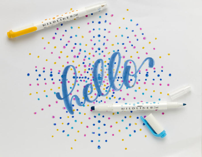 Zebra Mildliner Dual-Tip Dot Marker