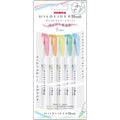 Zebra | Pack de Rotuladores Pincel Mildliner Pastel (Nuevo Packaging)
