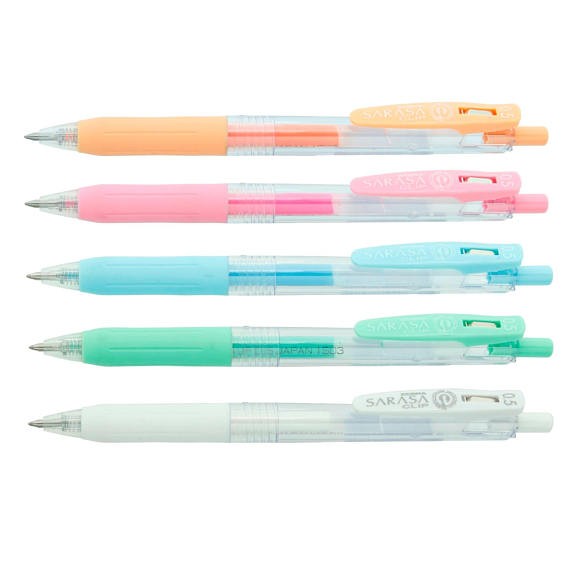 Zebra | Set de Bolígrafos Gel Sarasa Milk