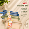 Zesto A6 Mesh Zipper Pouch (135 × 220 mm)